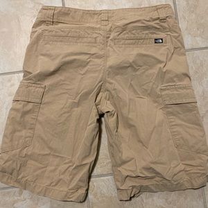 The North Face khaki cargo shorts